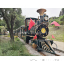 children rides park amusement electric track train